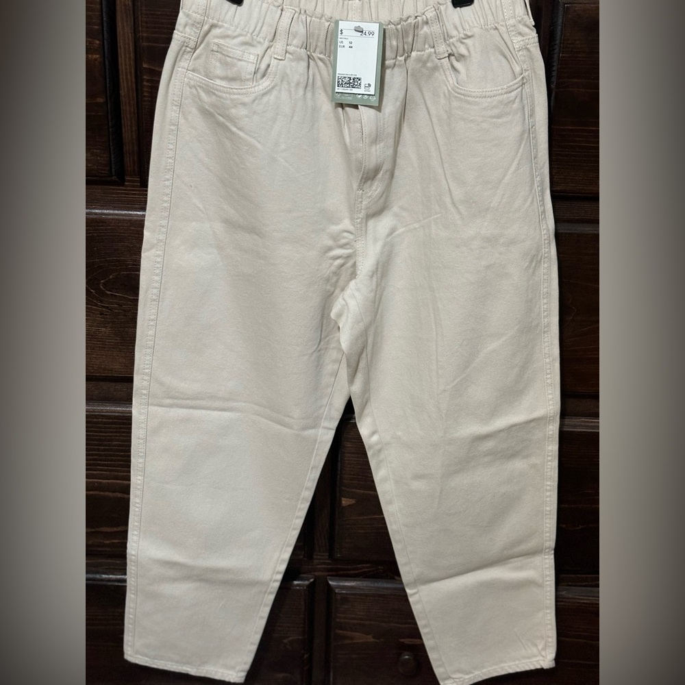 H&M dad jeans size 12